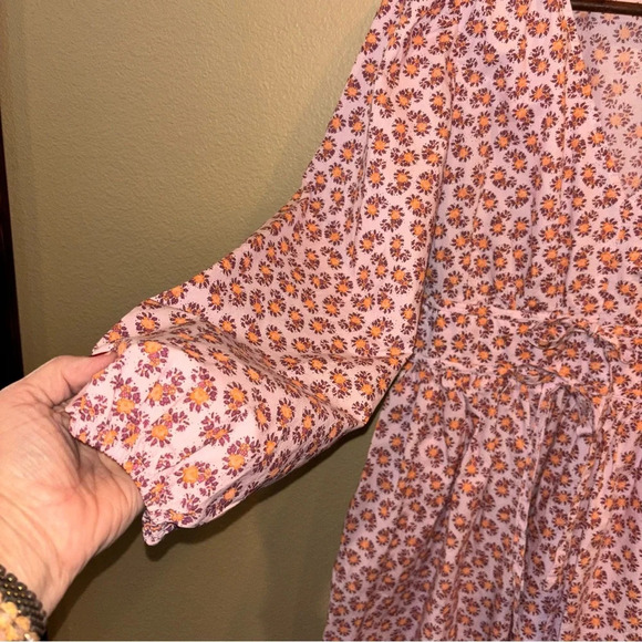 J Crew Cotton Poplin Mini Dress in peony paisley,4, Peasant Cottagecore Easter - Picture 6 of 12